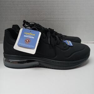 Skechers Goodyear GBS Harper All Black Shoes Women's Size 9